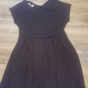 Black dress with bow detail on back